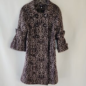 NESLAY PARIS Brown Swing Patterned Coat